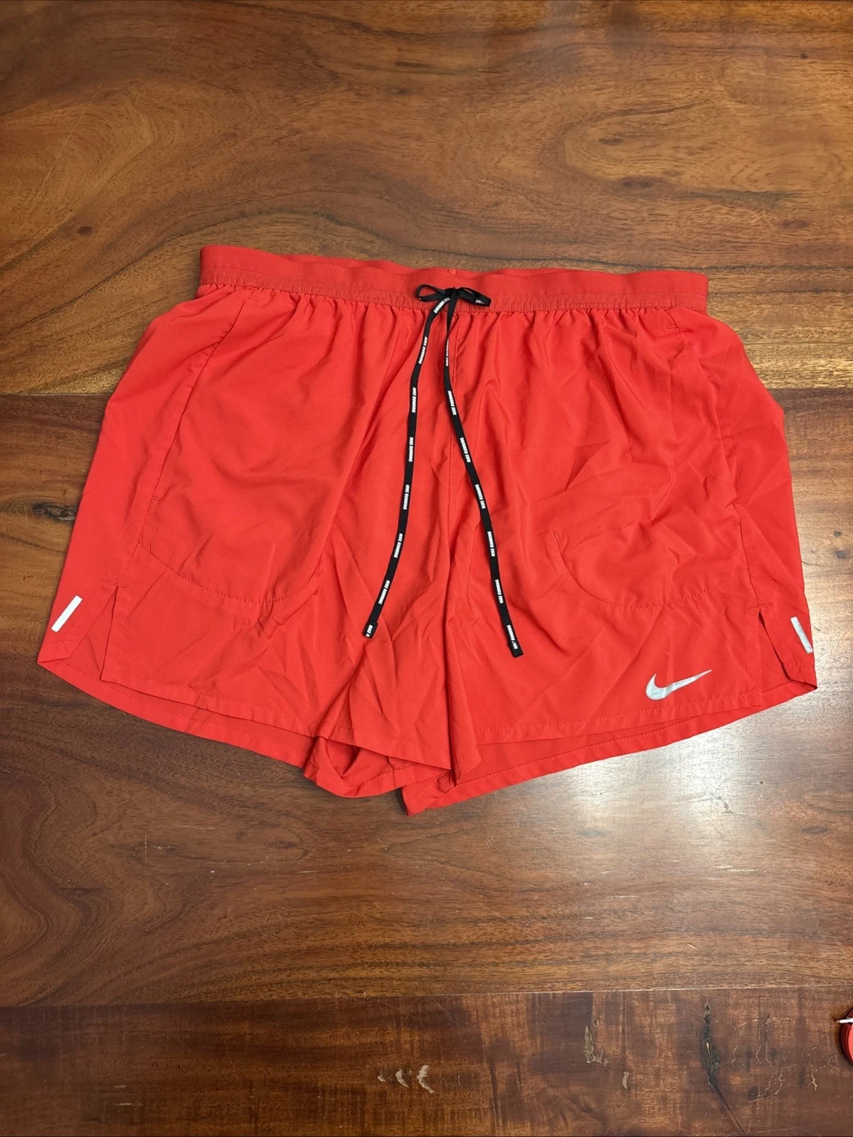 Nike Mens XL Dri-Fit 4.5” 2-in-1 Running Shorts Brief Lined RED