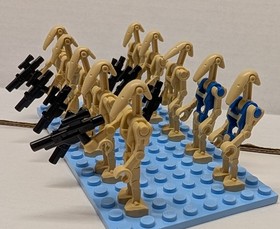 Lego Star Wars-Battle of Naboo #7929 Complete 12 pc Figurine Only Set w/ Manual