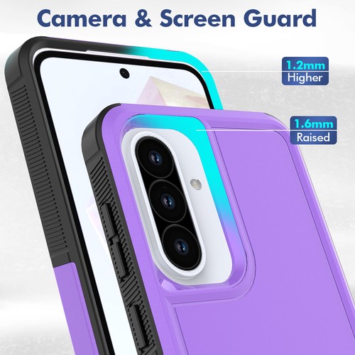 Funda rígida trasera doble capa para Samsung Galaxy A36 5G, Defender de lujo - Imagen 3 de 23