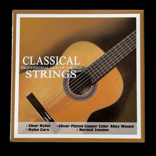 Classical Guitar Strings - Nylon Core Basses - SilverPlated Copper Alloy Wound -