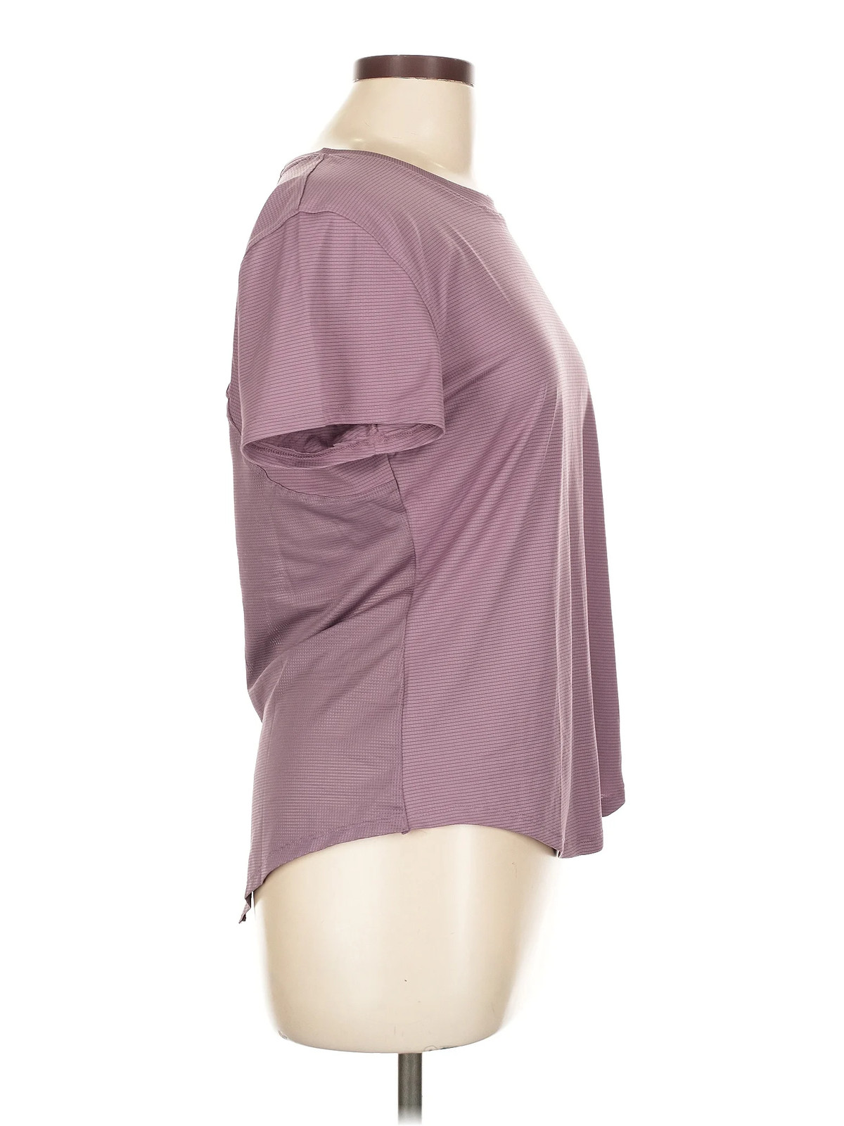 Under Armour Women Purple Active T-Shirt L thumbnail 3