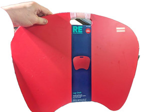 Sharp Red Padded Portable Laptop Desk Notebook Stand w/Handle Great for Travel