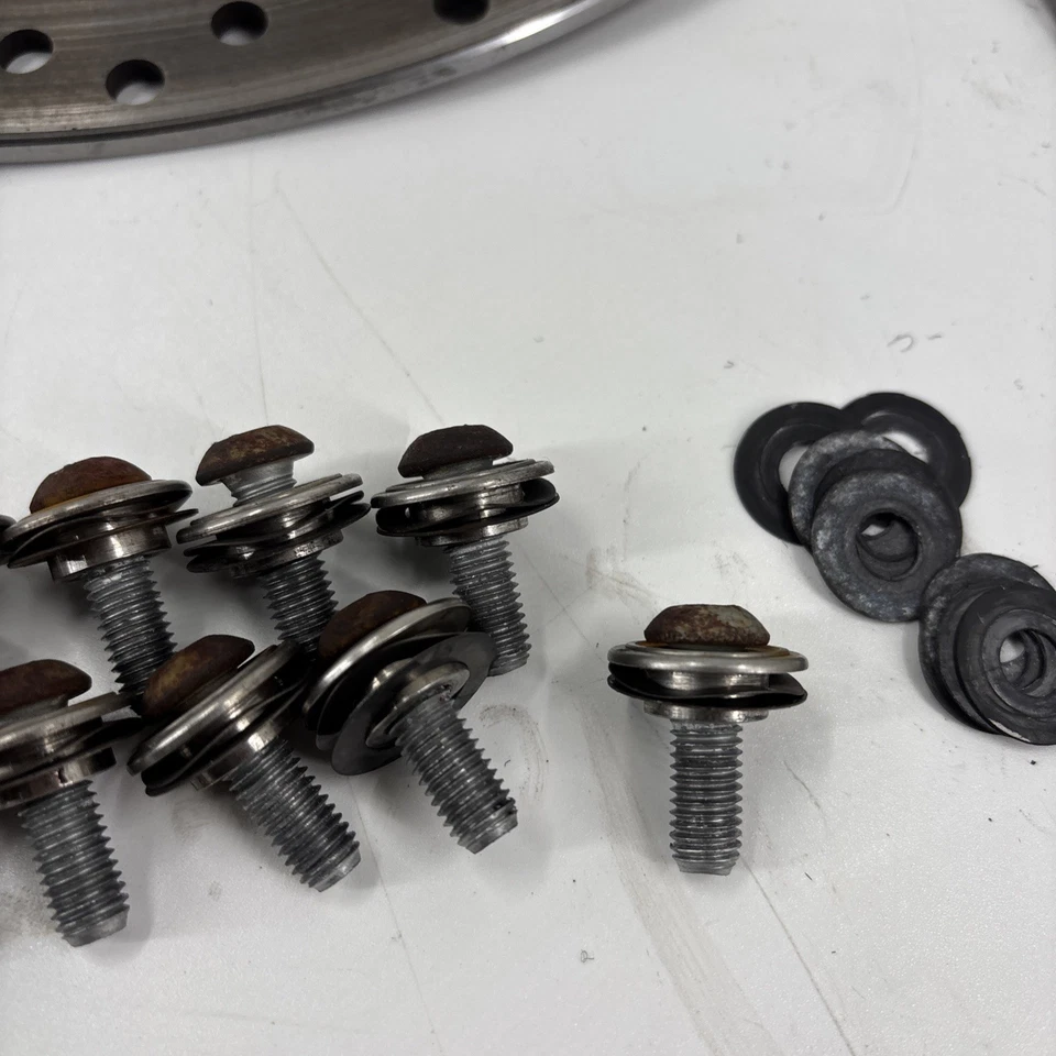 BMW F800 S 2007 Front Brake Discs Brembo & Fixings (2006 - 2010) #D37 - Image 3 of 4