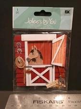 Jolee's By You HORSE IN THE STABLE Scrapbooking Sticker JJJA198C RARE