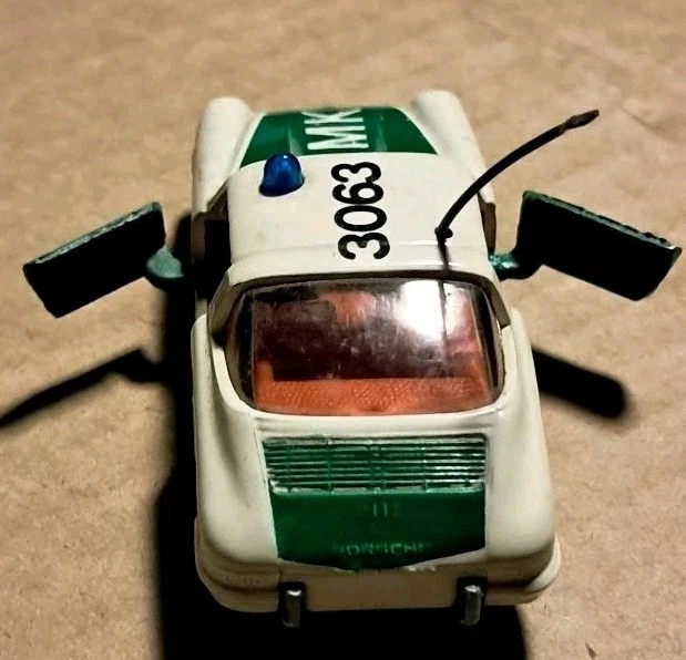 Siku Porsche 911 V234 Polizei MK  Ref. 1010 Made In GERMANY - Photo 4/4