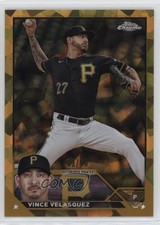 2023 Topps Chrome Update Sapphire Edition Gold 39/50 Vince Velasquez k2f