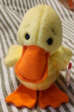 TY Beanie Babies Quackers the Duck 1994 Style 4024