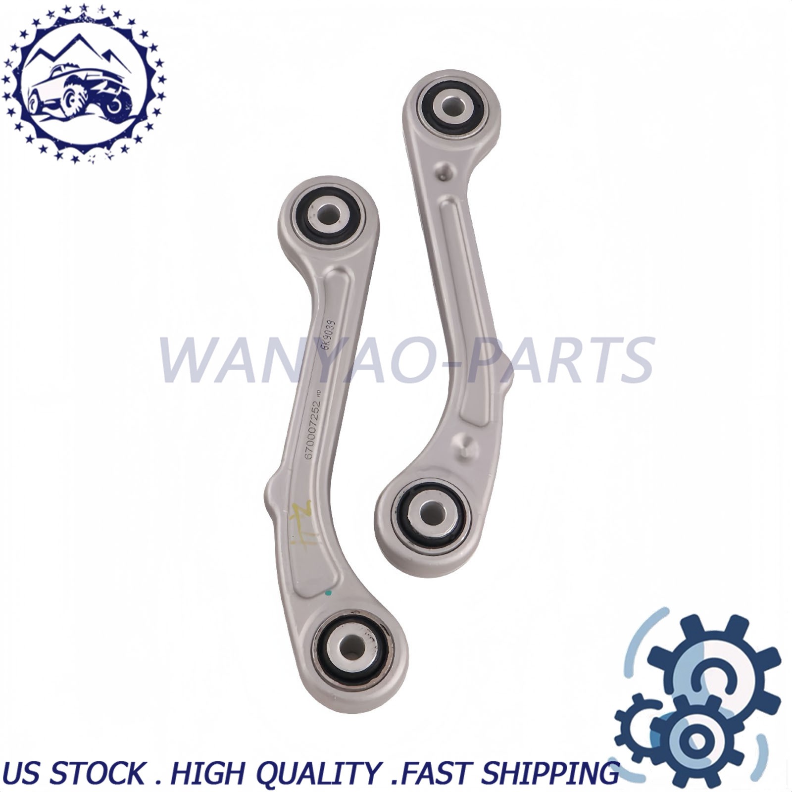 For Maserati Ghibli Quattroporte 2014+ 2X New Rear Upper/Lower Control Arms US