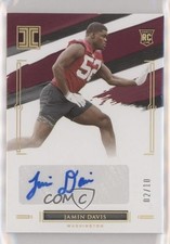 2021 Panini Impeccable Rookie Auto Gold 2/10 Jamin Davis #148 Auto 7m3