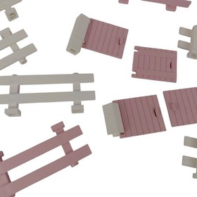 LEGO System 5880 Belville Prize Pony Stables Fence Gate Pieces 1990's 