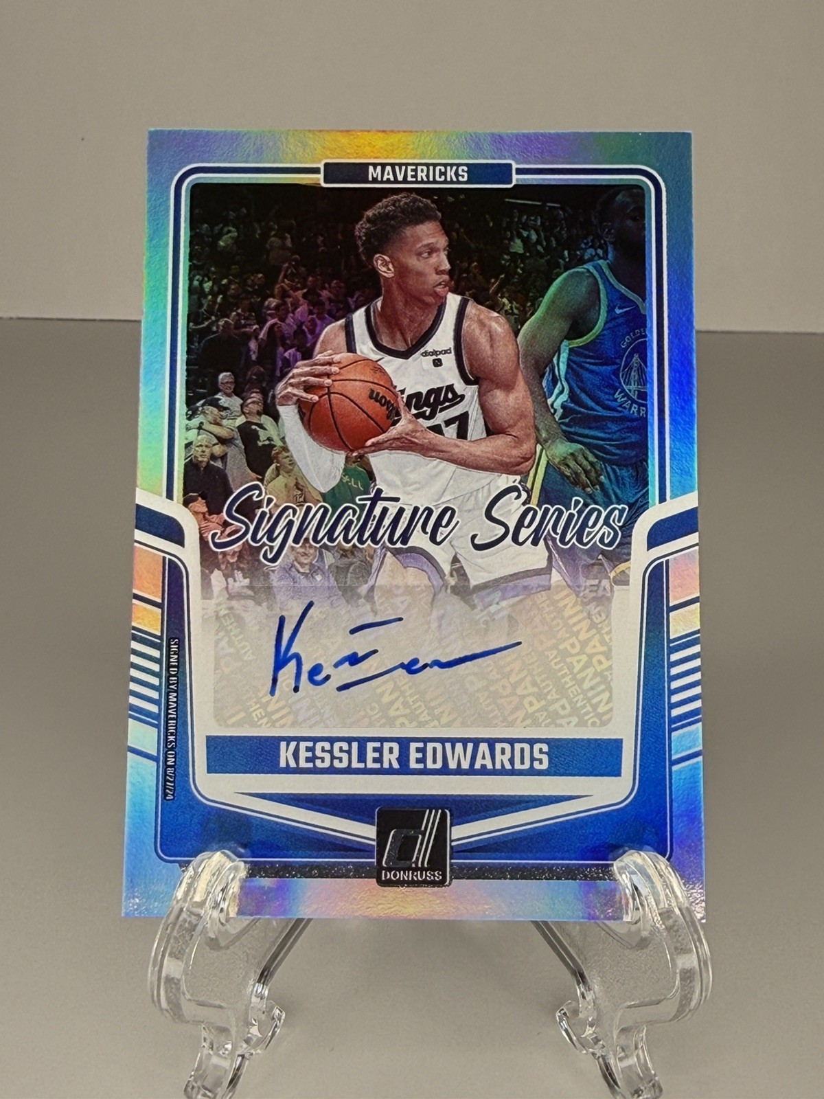 2024-25 Panini Donruss #SS-KEK Kessler Edwards Auto Signature Series Mavericks