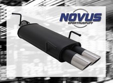 NOVUS Sportauspuff Gruppe N ESD 2x 76 mm SR-Design für Opel Vectra B Limo Carava