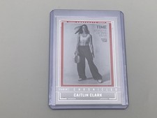 2025 Panini Chronicled Caitlin Clark #99 Snapshots Time Athlete of the Year