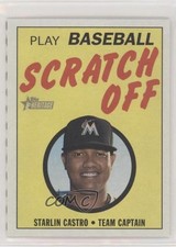 2019 Topps Heritage 1970 Topps Scratch Off Starlin Castro #14 4z8