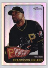 2014 Topps Heritage Chrome Refractor 419/565 Francisco Liriano #THC-73 n1u