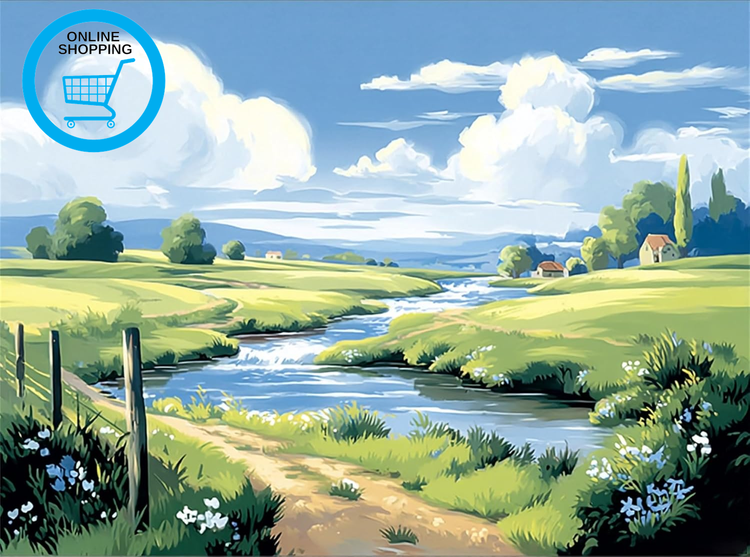 Views Paint by Numbers Kit for Adults,Diy Painting Kits on Canvas, Color by Numb
