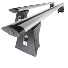 Alu Dachträger für Opel Vectra C Limousine (2002-2008) D silbern Montagepunkte