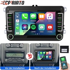 F&uuml;r VW Touran 1T1 1T2 1T3 2003-2010 Wireless Apple Carplay AndroidAuto Autoradio