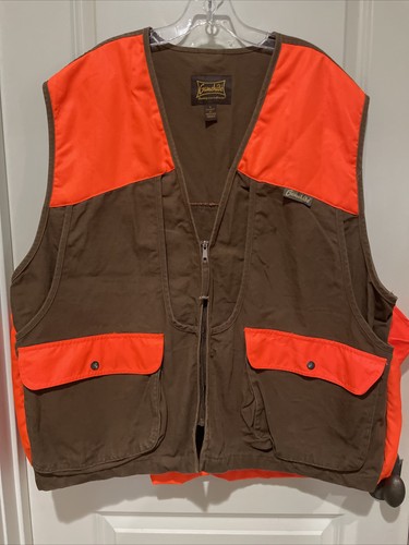 Gamehide Brown Orange Duck Cotton Canvas Upland Field Bird Hunting Vest Mens XXL - Picture 5 of 5