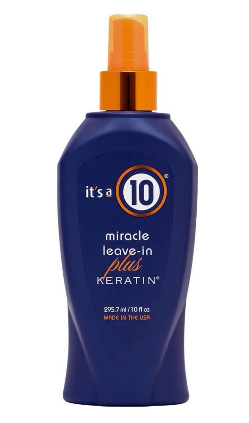It's a 10 Miracle Leave-In with Keratin 10oz-Heat Protection & Hair Repair Spray