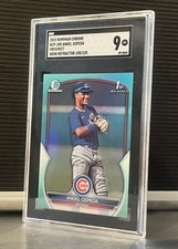2023 Bowman Chrome - Angel Cepeda RC BCP-205 - Aqua Refractor /125 - SGC 9 Mint