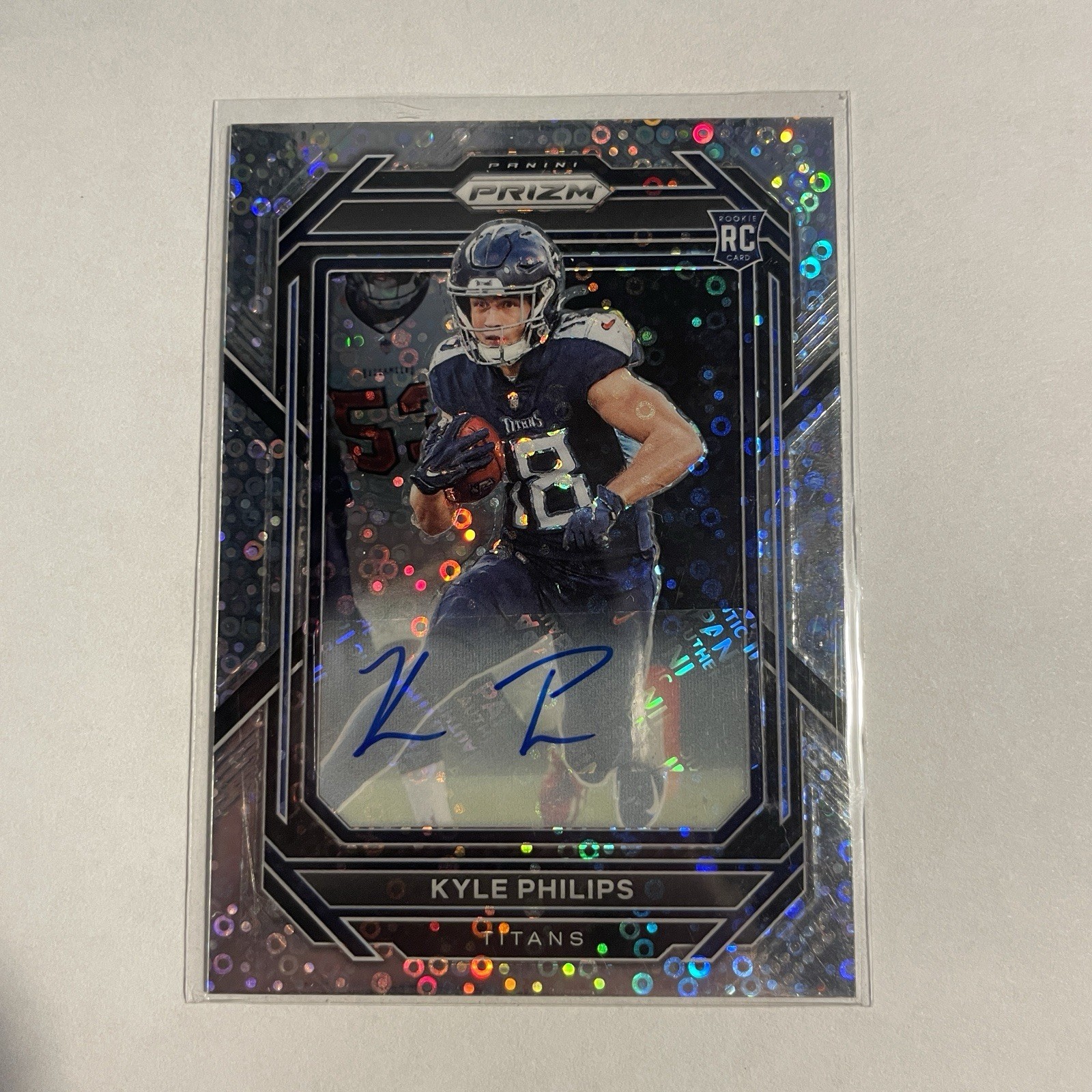 2022 Panini Prizm Rookies No Huddle Prizm Auto Kyle Philips #357 Rookie Auto RC