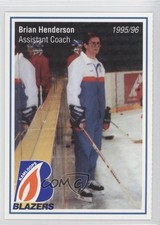1995-96 Kamloops Blazers Team Issue Brian Henderson 0a1