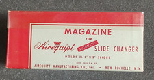 Vintage Airequipt automatic slide changer magazine holds 36 slides Blank index