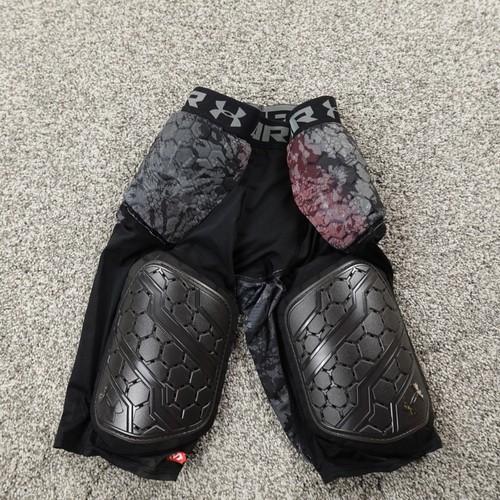 Under Armour Shorts Herren M schwarz Kompression Gameday Pro 5 Pad Fußballgürtel