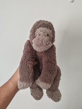 Jellycat Medium Gregory Gorilla Super Soft Monkey Toy Rare Retired Plush 11"