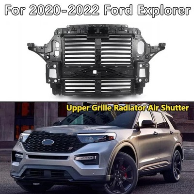 Front Radiator Support Panel Air Shutter Grille Fits 2020-2023 Ford Explorer