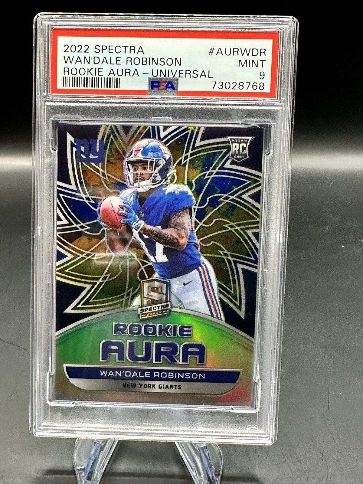 Wan'Dale Robinson Panini Spectra Rookie Aura #AURWDR Universal