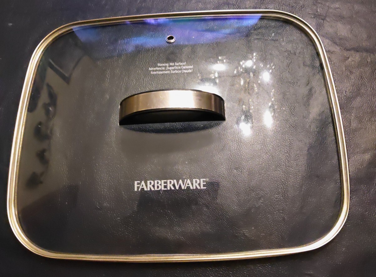 FARBERWARE ELECTRIC SKILLET REPLACEMENT GLAS LID, MODEL G779 eBay