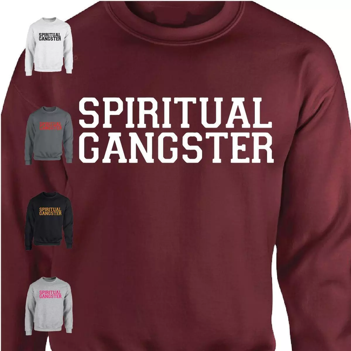 Spiritual gangster deals yoga sweatshirt