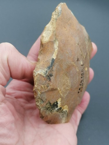 Early Middle Paleolithic Neanderthal France Beautiful Mousterian Handaxe - Picture 20 of 21