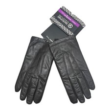 Isotoner Signature Men's Size L Leather Brown Gloves Smartouch Technology New