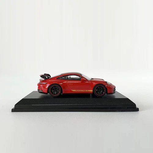 MINICHAMPS 1:64 Model Car Porsche 911 GT3 (992) Alloy Vehicle Collection- Red - Picture 5 of 9