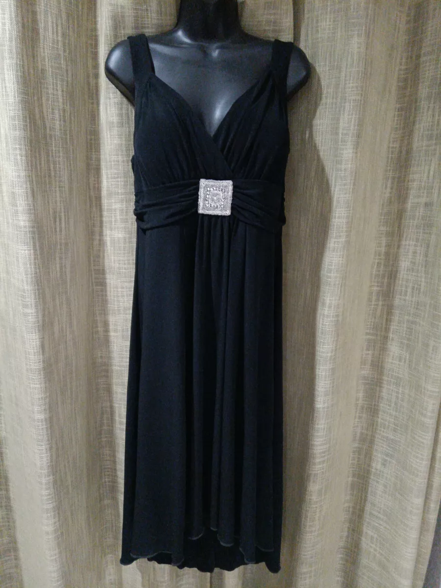 Ebay black top dress size 16