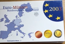 Germany Coin Set 2003 1cent To 2€ Euro Proof chose ADFGJ letter mint 8 official