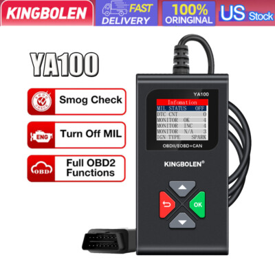 KINGBOLEN YA100 Auto OBD2 Scanner Code Reader Car Engine Fault Diagnostic Tool