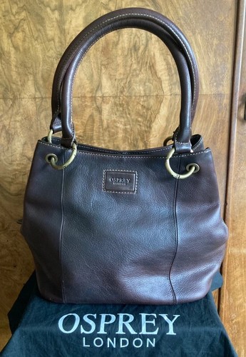 TOP ZUSTAND! Osprey London - braune Ledertasche 'Narissa'