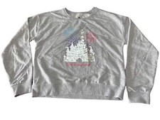 Disney World Castle Flip Sequin Kids Sweatshirt - XL