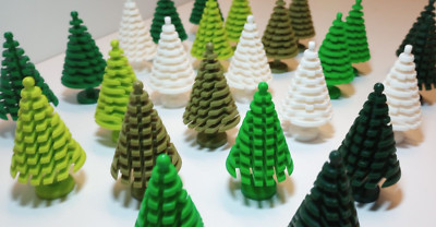 New #3471 Large Pine Trees   25 Pieces   Best Deal Around   Custom & Compatible