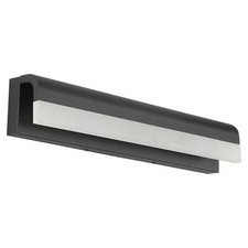 Dimmable LED Vanity Light 23.6" Modern Black Rectangle 20W, 6000K, Cool White