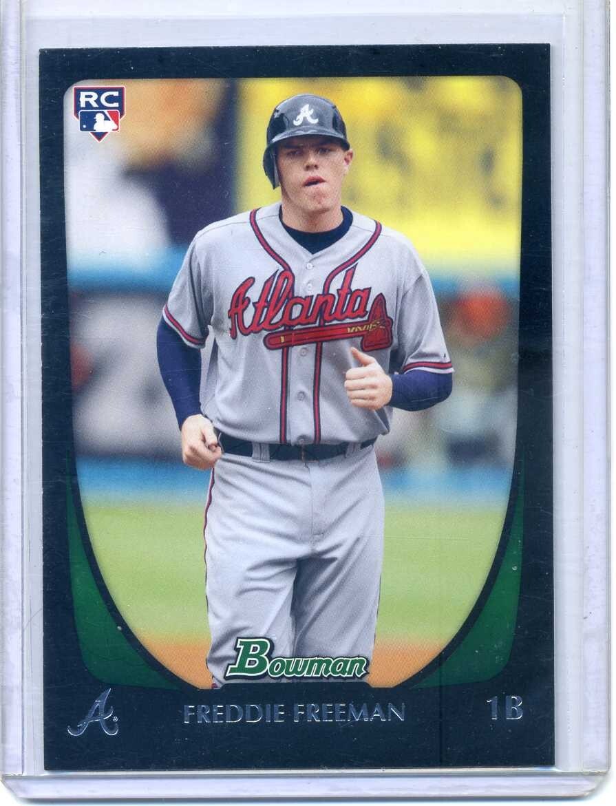 2011 Bowman Freddie Freeman #205 Rookie RC Los Angeles Dodgers