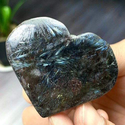 44G Mágico Natural Rosa Rojo En Forma de Corazón Cristal Mineral Espécimen - Imagen 10 de 18
