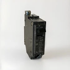 GENERAL ELECTRIC THHQB1120 1 POLE 22KA CIRCUIT BREAKER 20A 240V New! Free Ship!