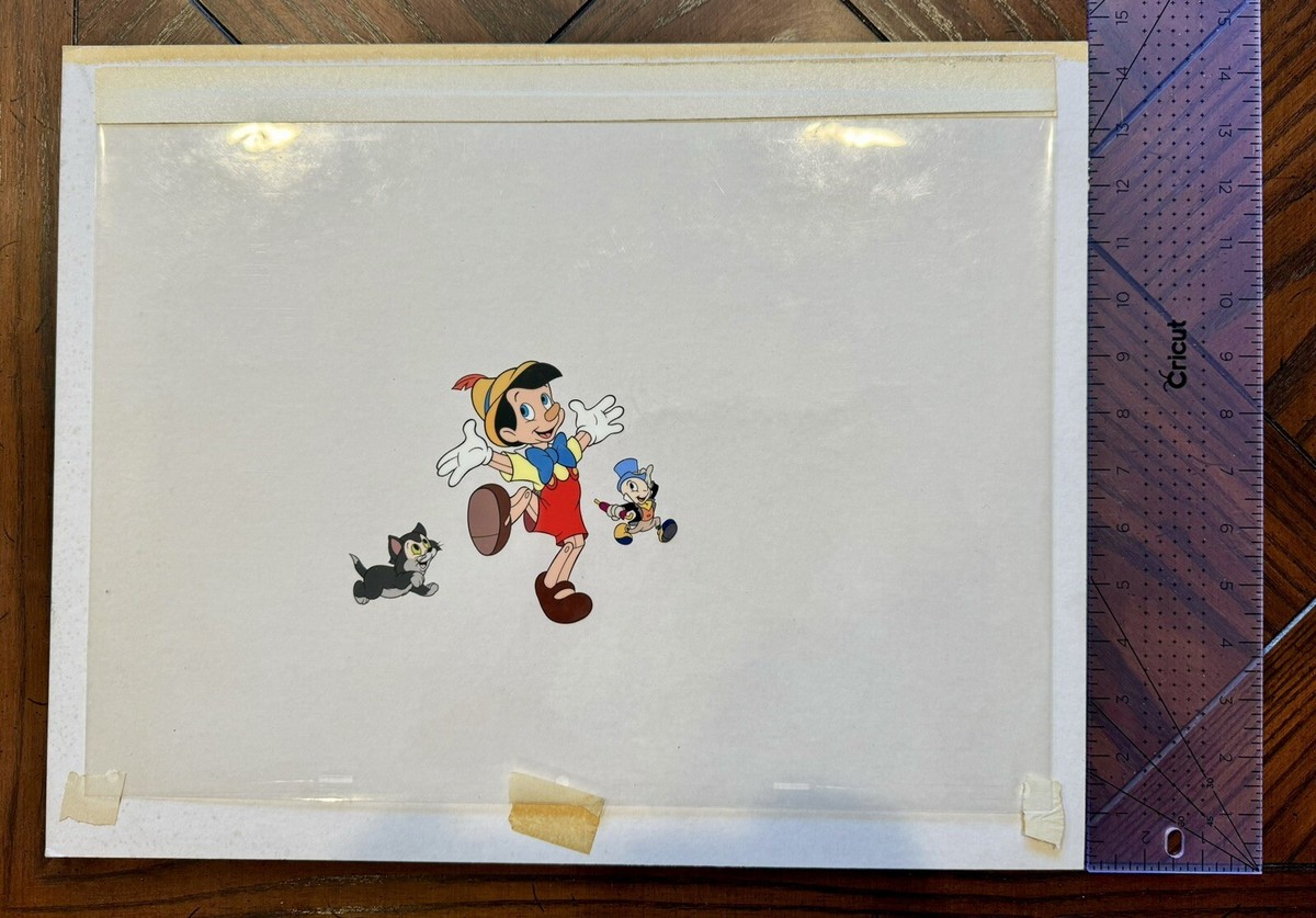 Disney Pinocchio Illustration Art Cel - By Alvin S. White Studios