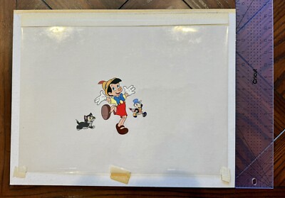 Disney Pinocchio Illustration Art Cel - By Alvin S. White Studios