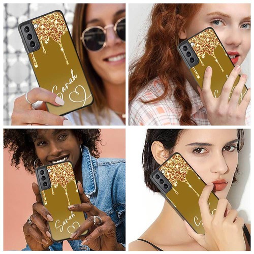 Personalisierte Handyhülle Bling Fancy für Samsung Galaxy A54 A55 A35 A25 A15 Cover - Bild 34 von 70